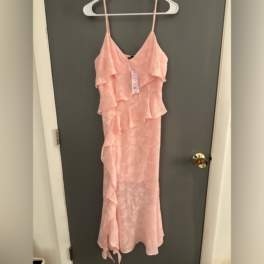 Light pink maxi dress